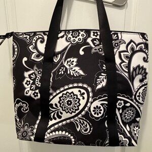 Vera Bradley Black and White Paisley Cooler Bag
